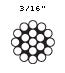 Feeney Cable Railing, Bulk Cable 3/16 Feeney Cable Railing, Bulk Cable 3/16