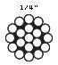 Feeney Cable Railing, Bulk Cable 1/4 Feeney Cable Railing, Bulk Cable 1/4
