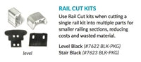 Feeney Rail Cut Kit, Level - Black at Cable Rail Direct Feeney Rail Cut Kit, Level - Black at Cable Rail Direct