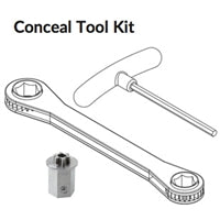 Feeney CableRail Conceal Tool Kit star driver/ratchet wrench/T-wrench at Cable Rail Direct Feeney CableRail Conceal Tool Kit star driver/ratchet wrench/T-wrench at Cable Rail Direct