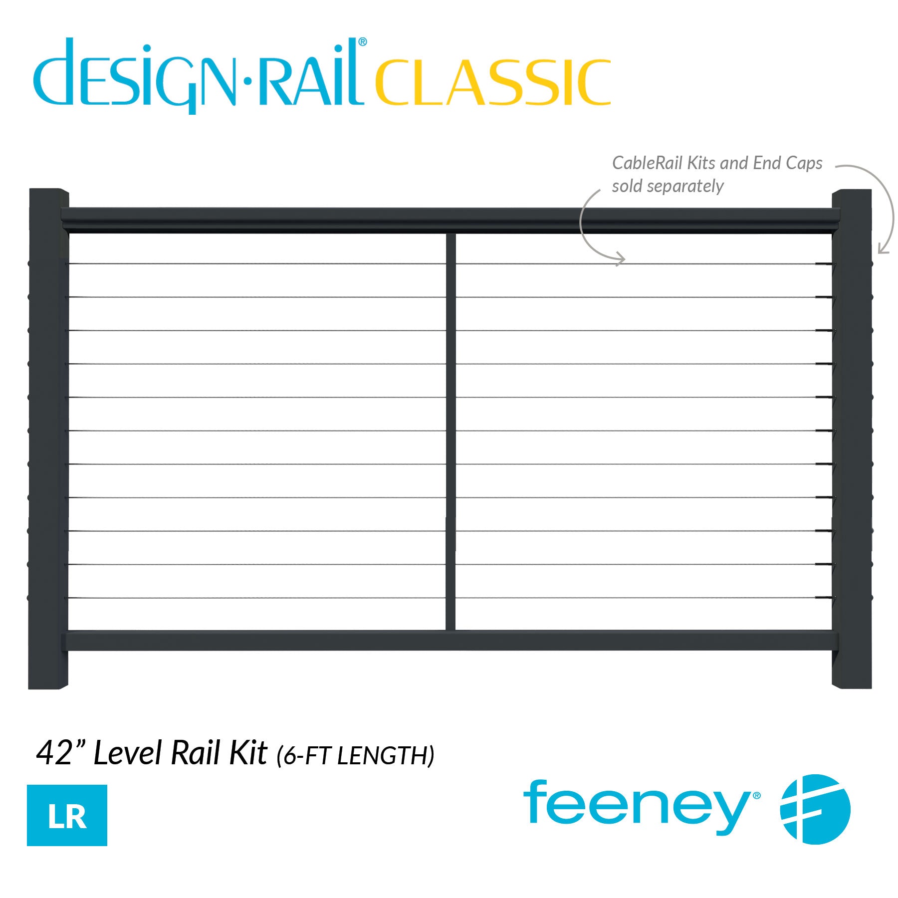 Feeney® DesignRail® Classic Kits (Level) Rail Kit (42  Feeney® DesignRail® Classic Kits (Level) Rail Kit (42