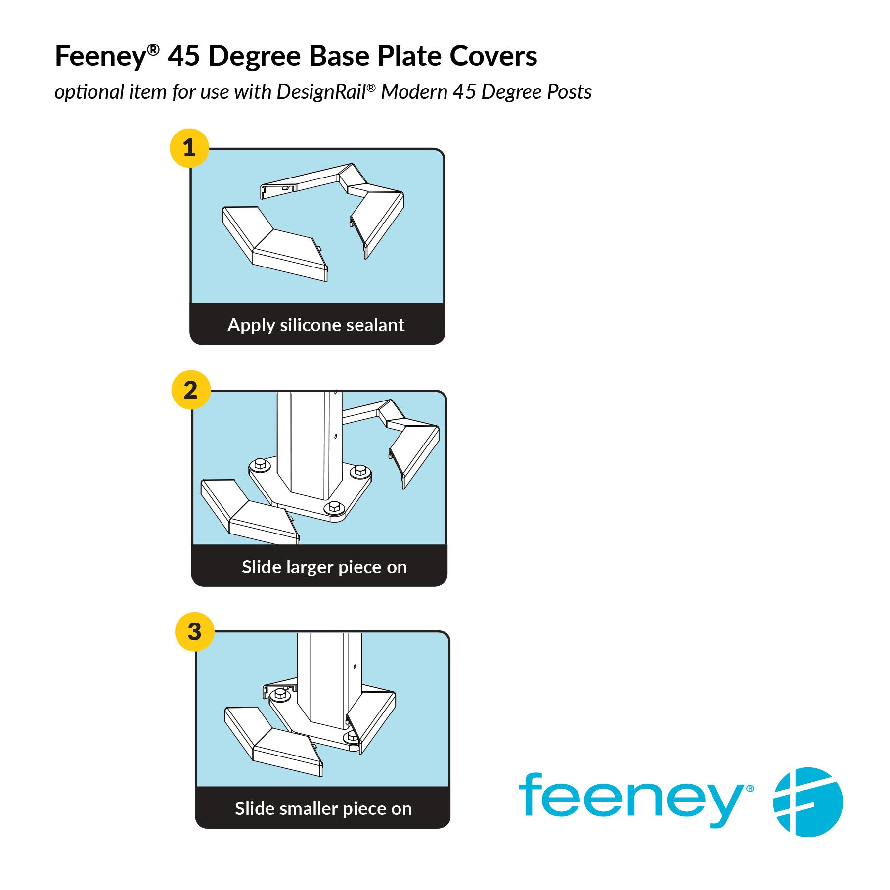 Feeney® DesignRail® Isolation Bushings for Stair Threaded Terminal Post (26 EA)   Feeney® DesignRail® Isolation Bushings for Stair Threaded Terminal Post (26 EA)