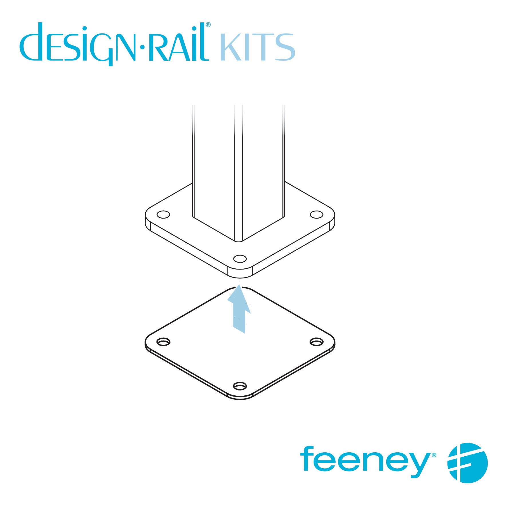 Feeney® DesignRail® Isolation Bushings for Stair Intermediate Picket (26 EA)   Feeney® DesignRail® Isolation Bushings for Stair Intermediate Picket (26 EA)