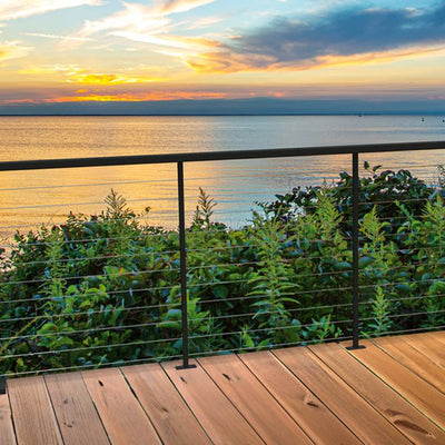 Post Kits 42" Textured Black