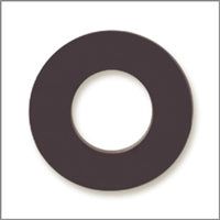 Flat Washer 3/8" x 3/4" Nylon Black at Cable Rail Direct