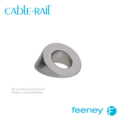 Feeney® CableRail 1/8" Quick-Connect® Beveled Washer 4 Each at Cable Rail Direct