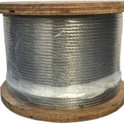 Stainless Steel Cable Railing - 1/4" 1X19 SSAC 100' - 54100