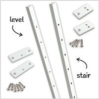 Feeney Level Railing Intermediate Pickets White at Cable Rail Direct ...