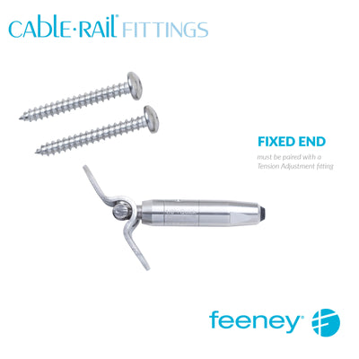 Feeney® CableRail 1/8" Quick-Connect® Surface Mount Each at Cable Rail Direct