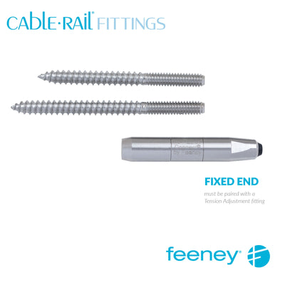 Feeney® CableRail 1/8" Quick-Connect® Lag Each 9905-DL-PKG at Cable Rail Direct