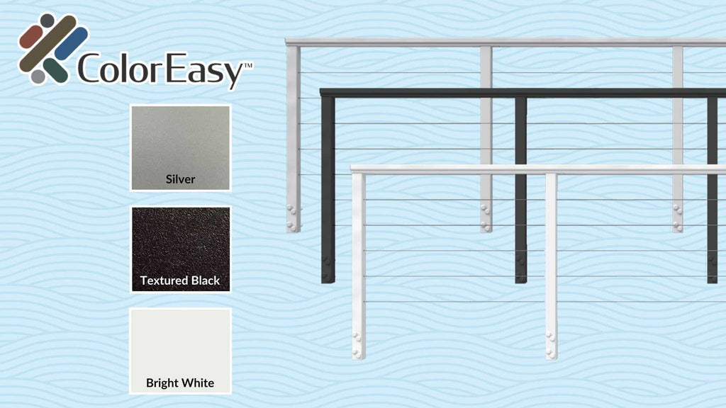Claridge Paper Rails Feeney® DesignRail® DockRail™ Rail Kit - Bright White – CableRailDirect
