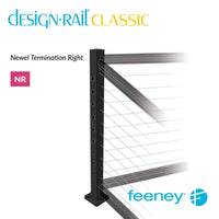 Feeney® DesignRail® Classic Kits (Level to Stair) Right-Hand Newel Post Kit