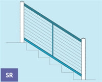 Feeney DesignRail® 36* Rail Kit for Stair Railings - Black at Cable Rail Direct