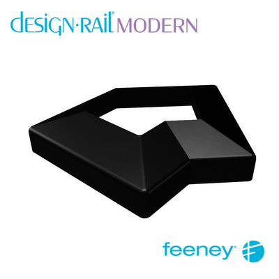 Feeney® DesignRail® Post Base Plate Cover (45 Degree - Black)