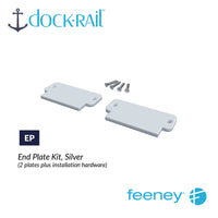 DockRail™ End Plates - Silver