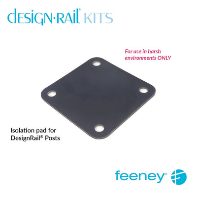 Feeney® DesignRail® Isolation Pad For Post Base Plate (Square)