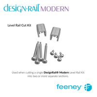 Feeney® DesignRail®Modern Rail Cut Kit (Level)