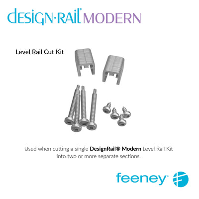 Feeney® DesignRail®Modern Rail Cut Kit (Level)