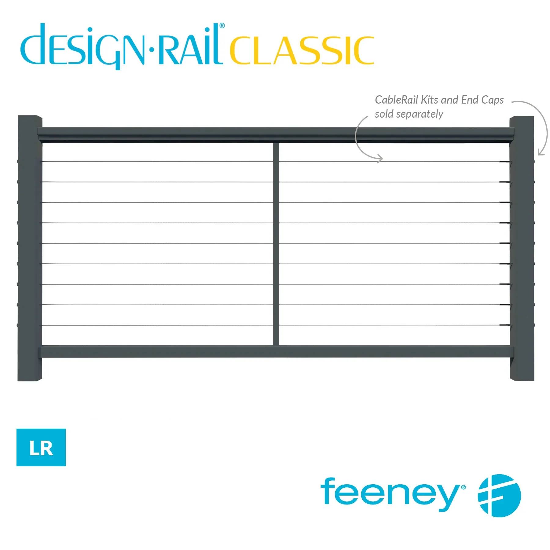Feeney® DesignRail® Classic Kits (Level) Rail Kit