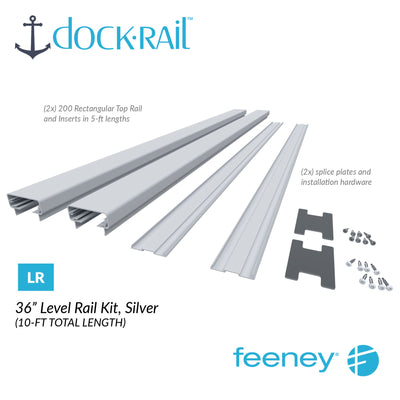 DockRail™ Rail Kits - Silver