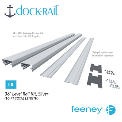 DockRail™ Rail Kits Textured Black