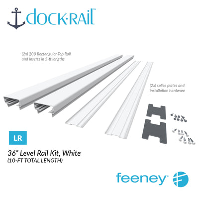 DockRail™ Rail Kits - Bright White