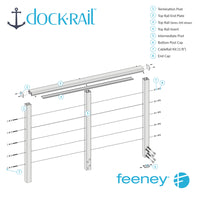 DockRail™ Rail Kits - Silver