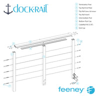 DockRail™ Rail Kits - Bright White