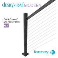  Feeney® DesignRail® Modern Kits Quick-Connect® (Stair) Post Kit (36