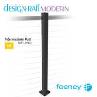  Feeney® DesignRail® Modern Kits Intermediate (Level) Post Kit (42