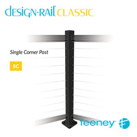 Feeney® DesignRail® Classic Kits (Level) Single Corner Post Kit