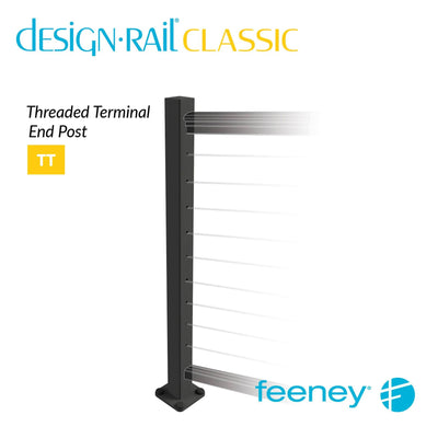 Feeney® DesignRail® Classic Kits (Level) Threaded Terminal Post Kit
